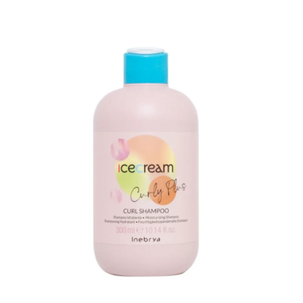 Inebrya Ice Cream Curly Plus Shampoo - Шампунь для вьющихся волос, 300ml