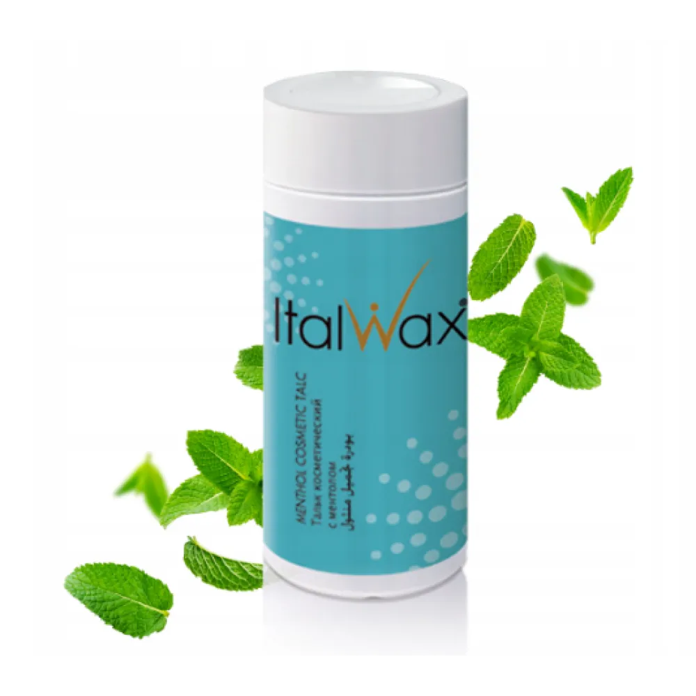 ItalWax Menthol Cosmetic Talc - Косметический тальк с ментолом, 50g.