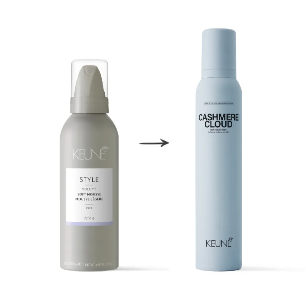 KEUNE Style CASHMERE CLOUD - Мусс софт Кашемировое облако, 200ml