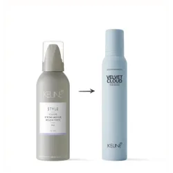 KEUNE Style VELVET CLOUD - Пенка сильной фиксации Вельветовое облако, 200ml