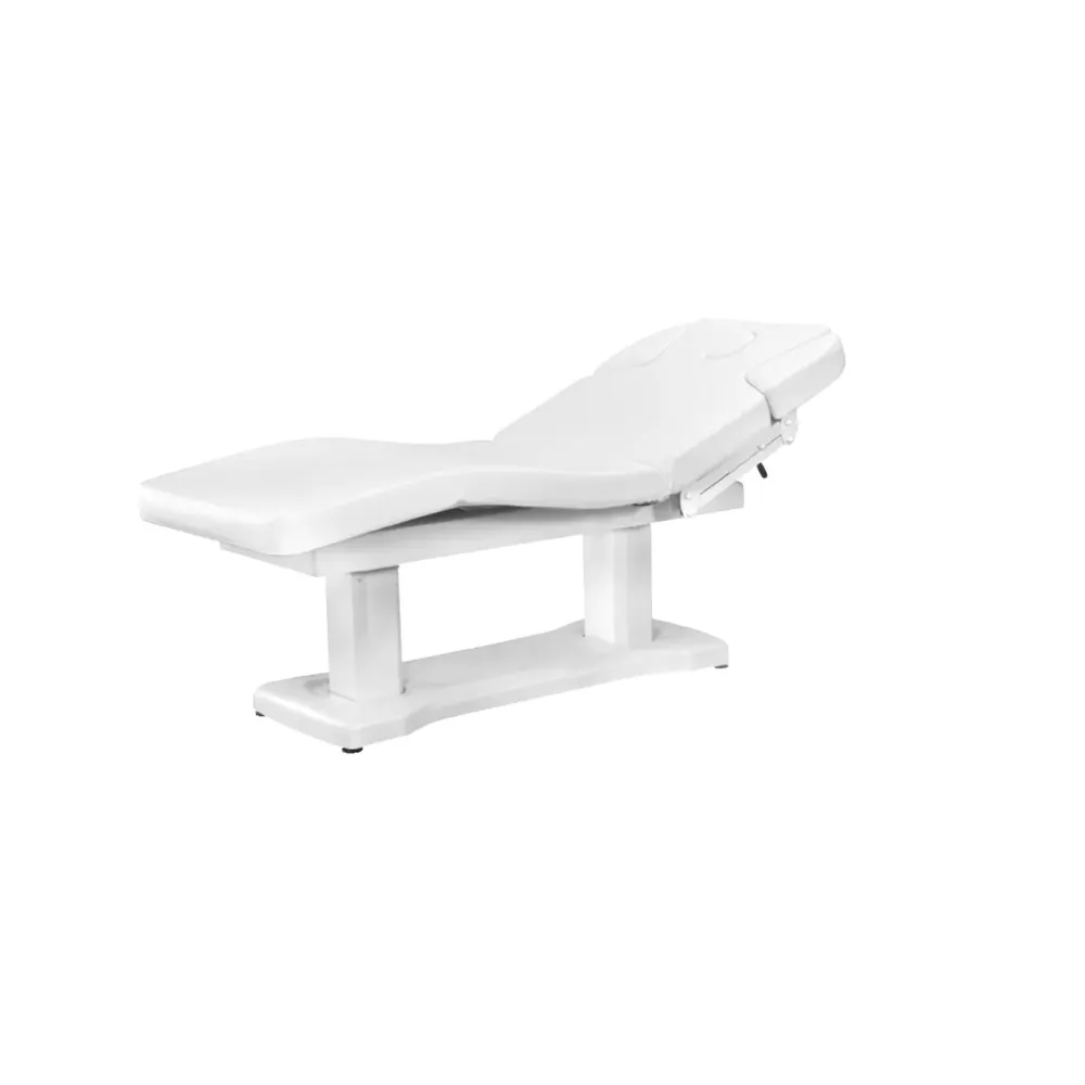 Косметологическая кушетка Azzurro 818A с 4 моторами, белая, с подогревом