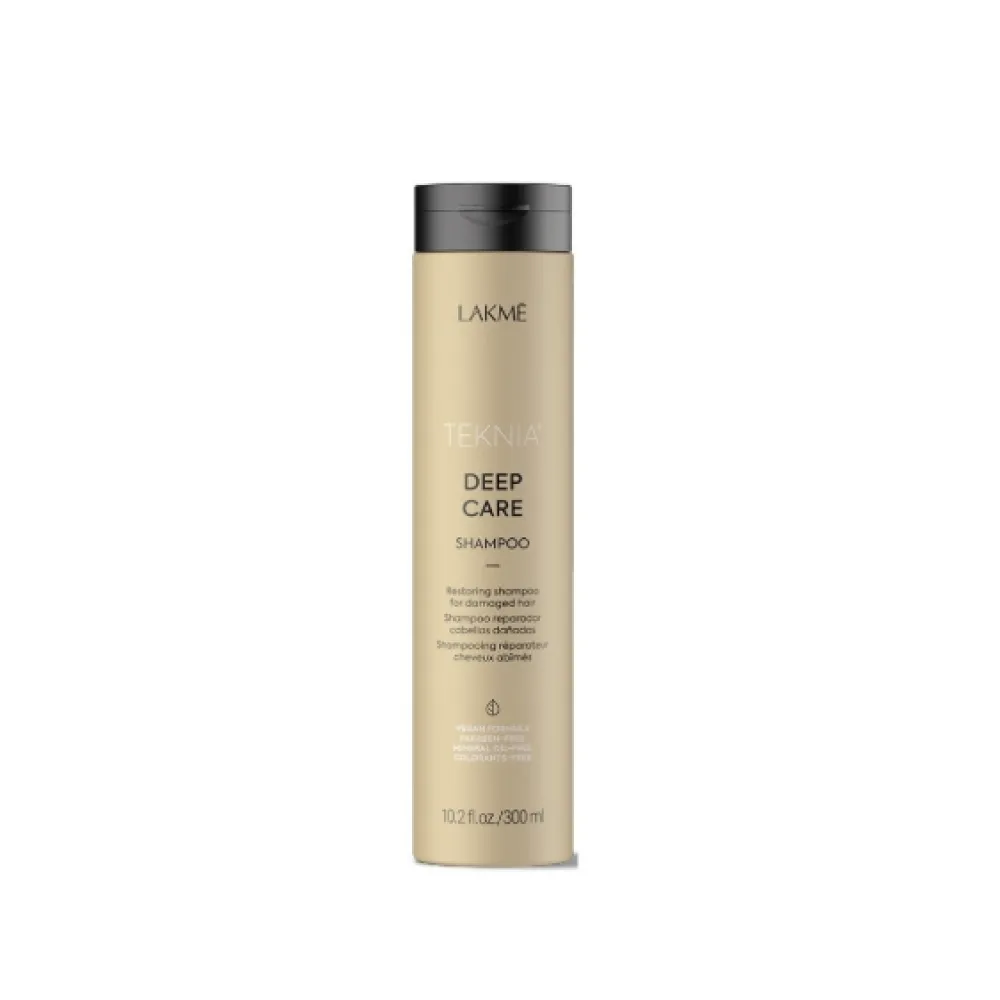 LAKME TEKNIA DEEP CARE Shampoo - Восстанавливающий шампунь для поврежденных волос, 300ml (44712)