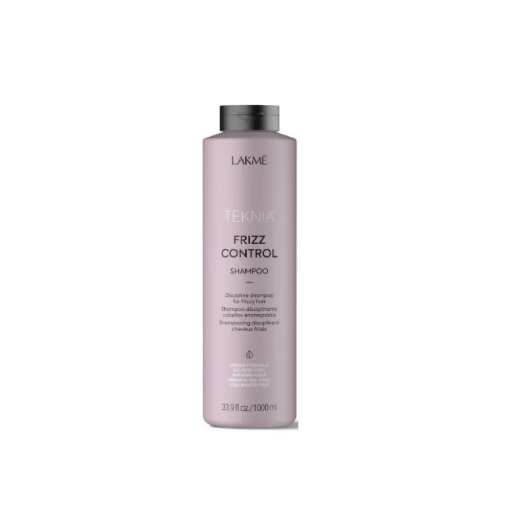 LAKME TEKNIA FRIZZ CONTROL Shampoo - Бессульфатный дисциплинирующий шампунь для непослушных или вьющихся волос, 1000ml (44411)