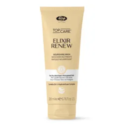 Lisap Milano Top Care ELIXIR Renew Mask - Восстанавливающая маска для химически обработанных и повреждённых волос, 200ml