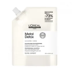 L'Oreal Professionnel Serie Expert Metal Detox Shampoo - Профессиональный крем-шампунь с системой очищения от металлов, 500ml, REFILL