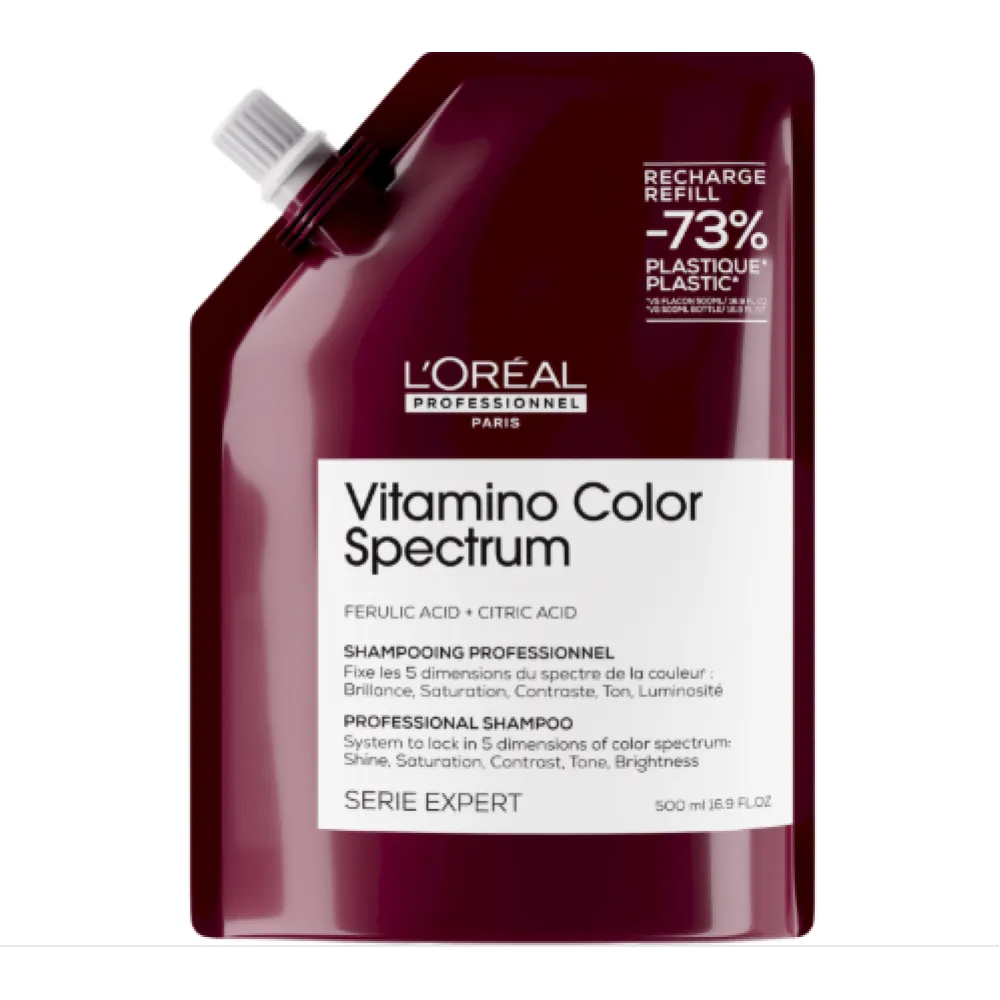 L'Oreal Professionnel Serie Expert Vitamino Color Spectrum Shampoo - Шампунь сохраняющий цвет волос, 500ml, REFILL