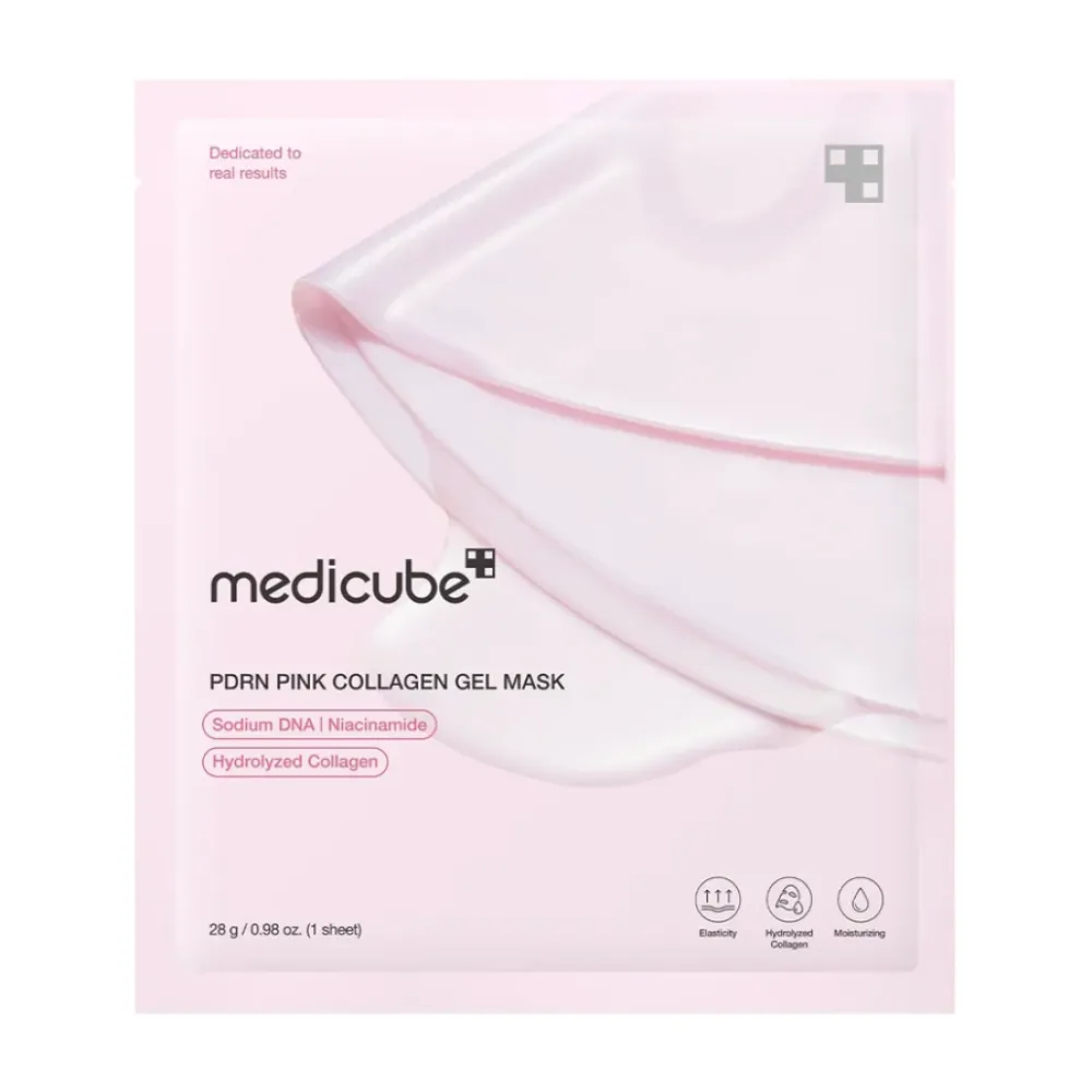 MEDICUBE PDRN Pink Collagen Gel Mask - Гелевая маска для упругости и сияния кожи (108046/474873)