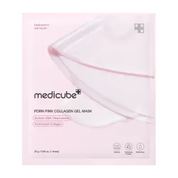 MEDICUBE PDRN Pink Collagen Gel Mask - Гелевая маска для упругости и сияния кожи