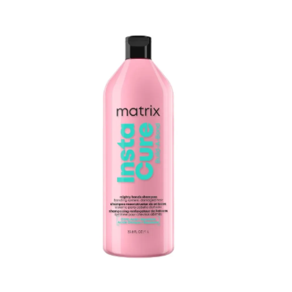Matrix Instacure Build-a-Bond Mighty Bonds Shampoo - Восстанавливающий укрепляющий шампунь для поврежденных волос, 1000ml