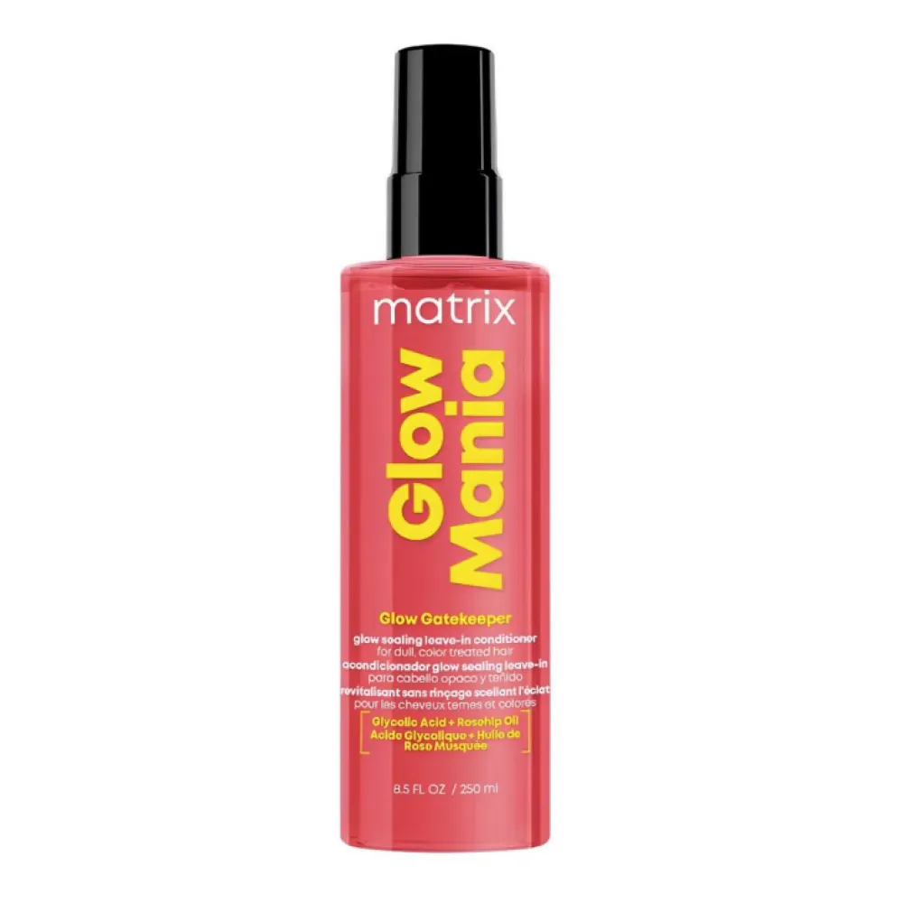 Matrix Glow Mania Glow Sealing leave-in conditioner - Несмываемый кондиционер-спрей для сохранения цвета и блеска окрашенных и тусклых волос, 250ml