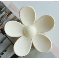 Заколка для волос "ЦВЕТОК" - белый