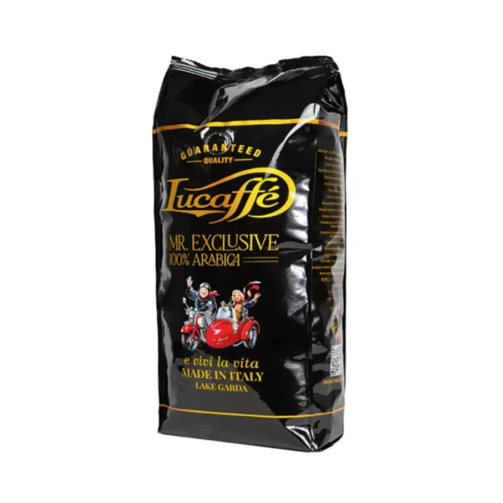 Кофе LUCAFFE MR.EXCLUSIVE в зёрнах, 1kg.