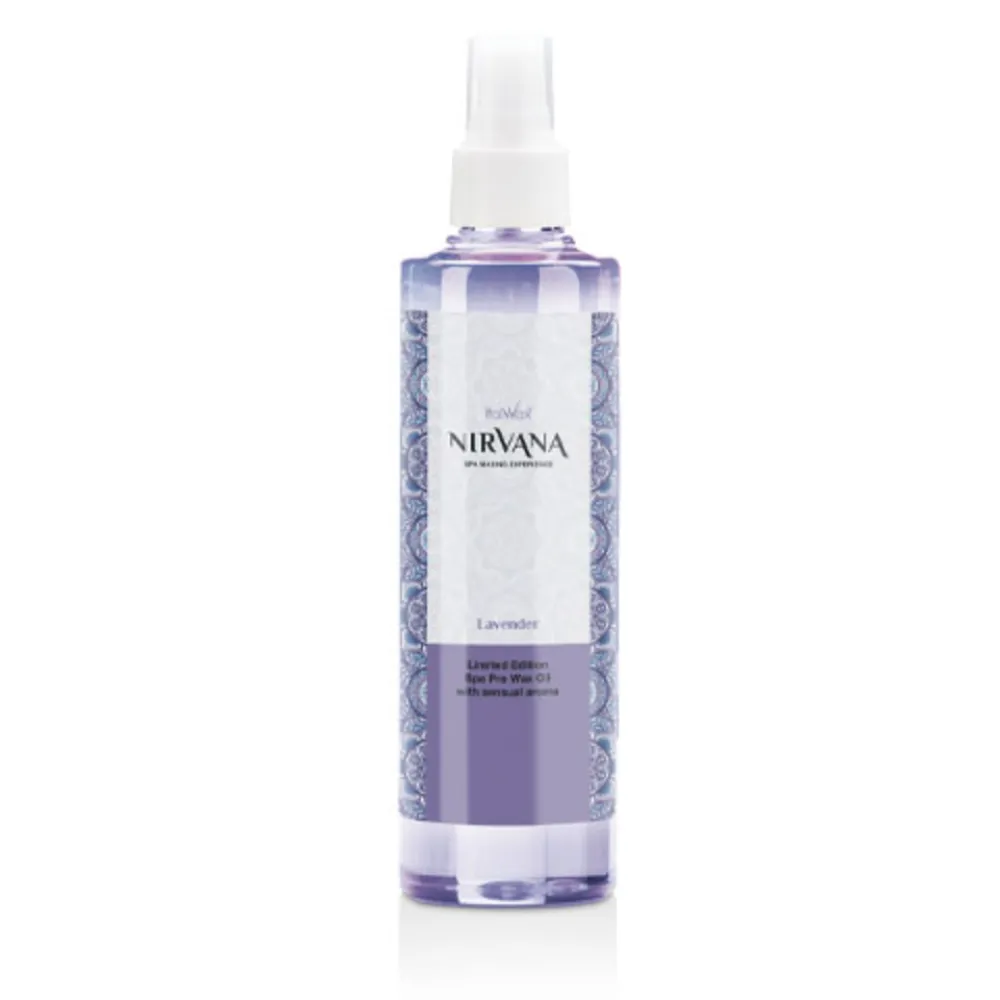 ItalWax NIRVANA Pre Wax LAVANDA Oil - Масло перед депиляцией с лавандой, 250ml