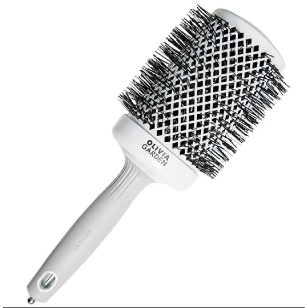 Olivia Garden Expert Blowout Speed White hairbrush, 65mm - брашинг
