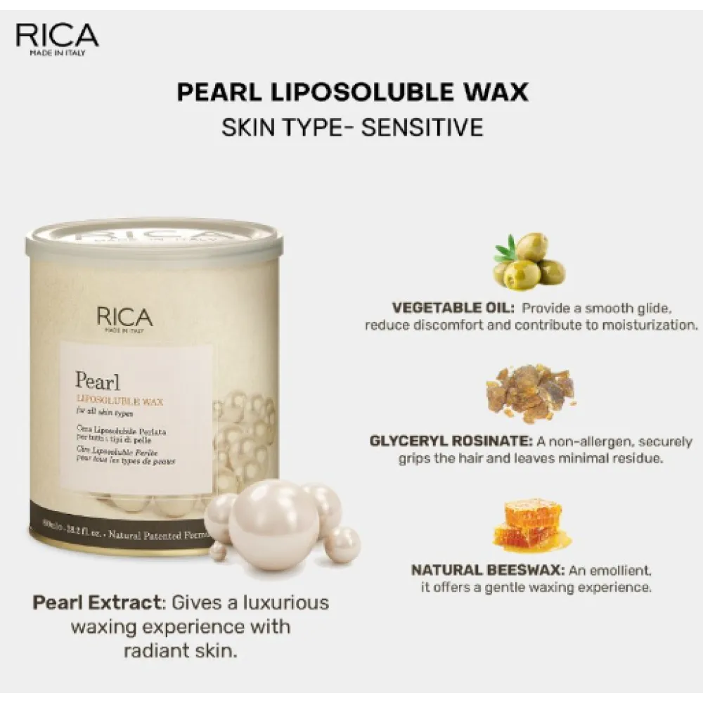 RICA Pearl wax - Жемчужный воск, 800ml