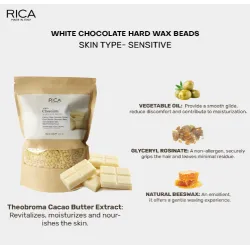 RICA White Chocolate Hard wax beads - Воск Белый шоколад в гранулах, 800гр.