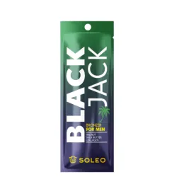 SOLEO Black Jack - Крем для солярия мужской с бронзерами, 15мл