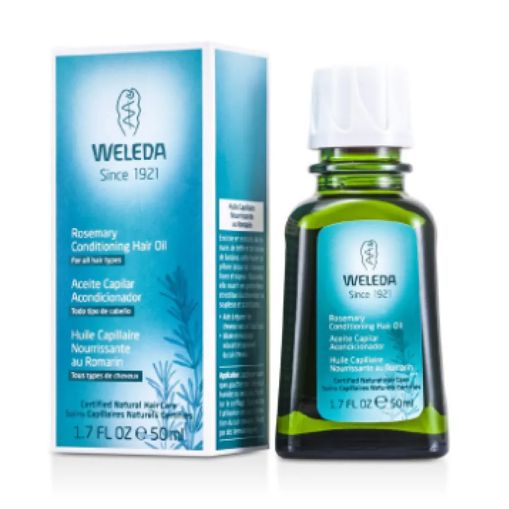 WELEDA Nourishing Hair Oil With Rosemary - Питательное масло для сухих и повреждённых волос, 50ml