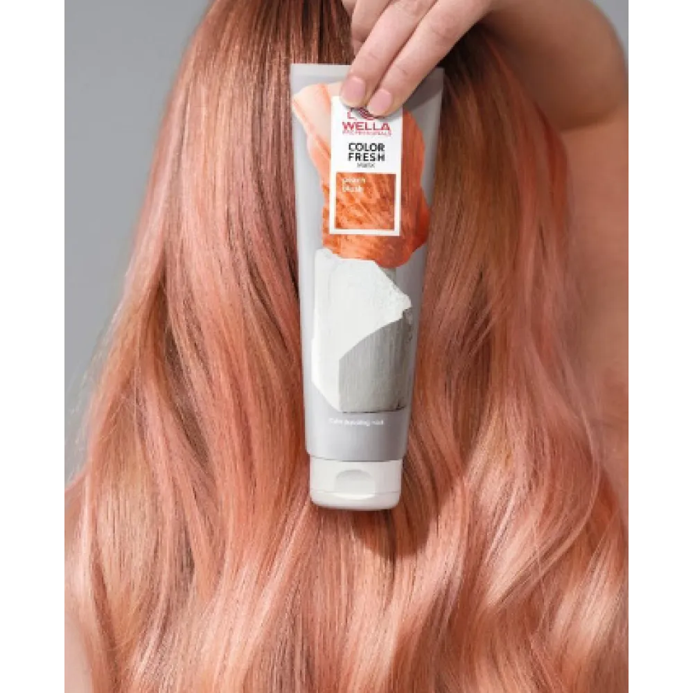 WELLA PROFESSIONAL COLOR FRESH MASK - Peach Blush - Тонирующая маска для волос, 150ml