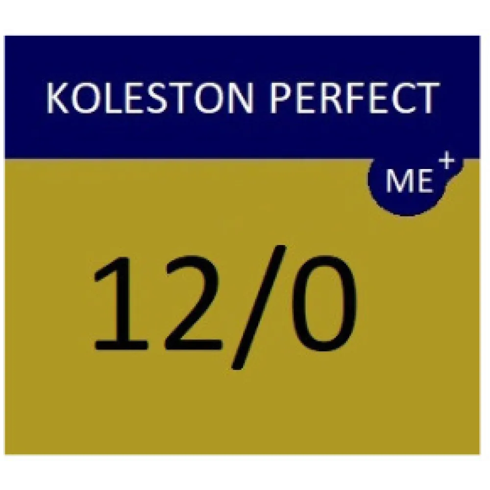 WELLA PROFESSIONALS KOLESTON PERFECT ME+ - Краска для волос, 12/0 - ОСОБО НАТУРАЛЬНЫЙ БЛОНД
