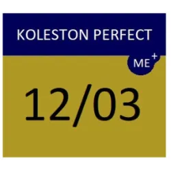 WELLA PROFESSIONALS KOLESTON PERFECT ME+ - Краска для волос, 12/03 - ОСОБО НАТУРАЛЬНЫЙ ЗОЛОТИСТЫЙ БЛОНД