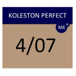 WELLA PROFESSIONALS KOLESTON PERFECT ME+ - Краска для волос, 4/07 - КОРИЧНЕВЫЙ НАТУРАЛЬНЫЙ КОРИЧНЕВЫЙ
