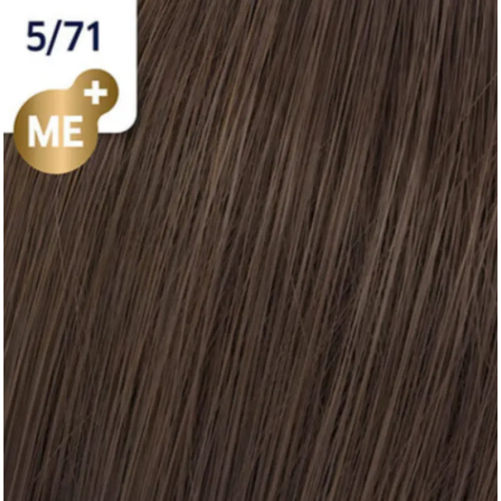 WELLA PROFESSIONALS KOLESTON PERFECT ME+ - Краска для волос, 5/71 - СВЕТЛО-КОРИЧНЕВЫЙ ПЕПЕЛЬНО-КОРИЧНЕВЫЙ