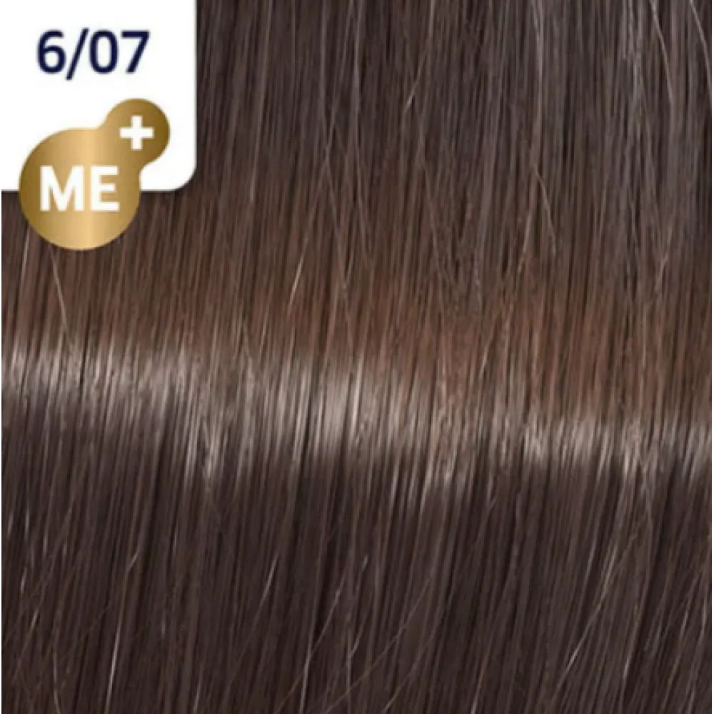 WELLA PROFESSIONALS KOLESTON PERFECT ME+ - Краска для волос, 6/07 - ТЁМНЫЙ БЛОНД НАТУРАЛЬНЫЙ КОРИЧНЕВЫЙ