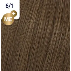 WELLA PROFESSIONALS KOLESTON PERFECT ME+ - Краска для волос, 6/1 - ТЁМНЫЙ ПЕПЕЛЬНЫЙ БЛОНД