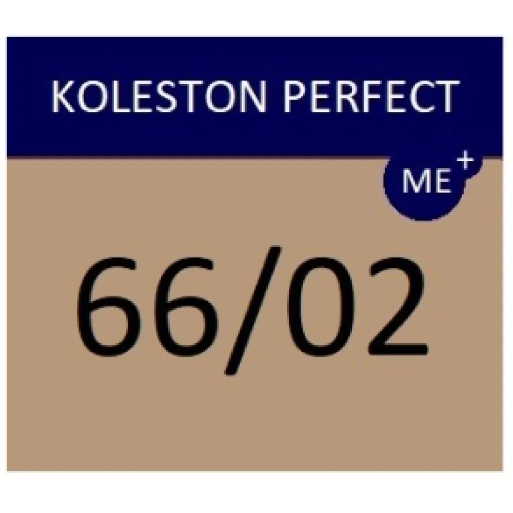 WELLA PROFESSIONALS KOLESTON PERFECT ME+ - Краска для волос, 66/02 - ИНТЕНСИВНЫЙ ТЁМНЫЙ БЛОНД МАТОВЫЙ