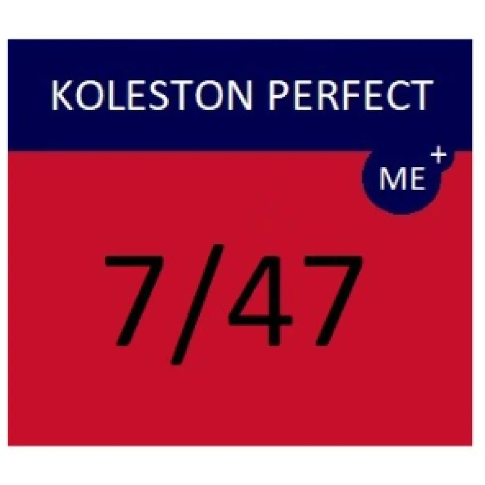 WELLA PROFESSIONALS KOLESTON PERFECT ME+ - Краска для волос, 7/47 - СРЕДНИЙ КРАСНЫЙ КОРИЧНЕВЫЙ БЛОНД