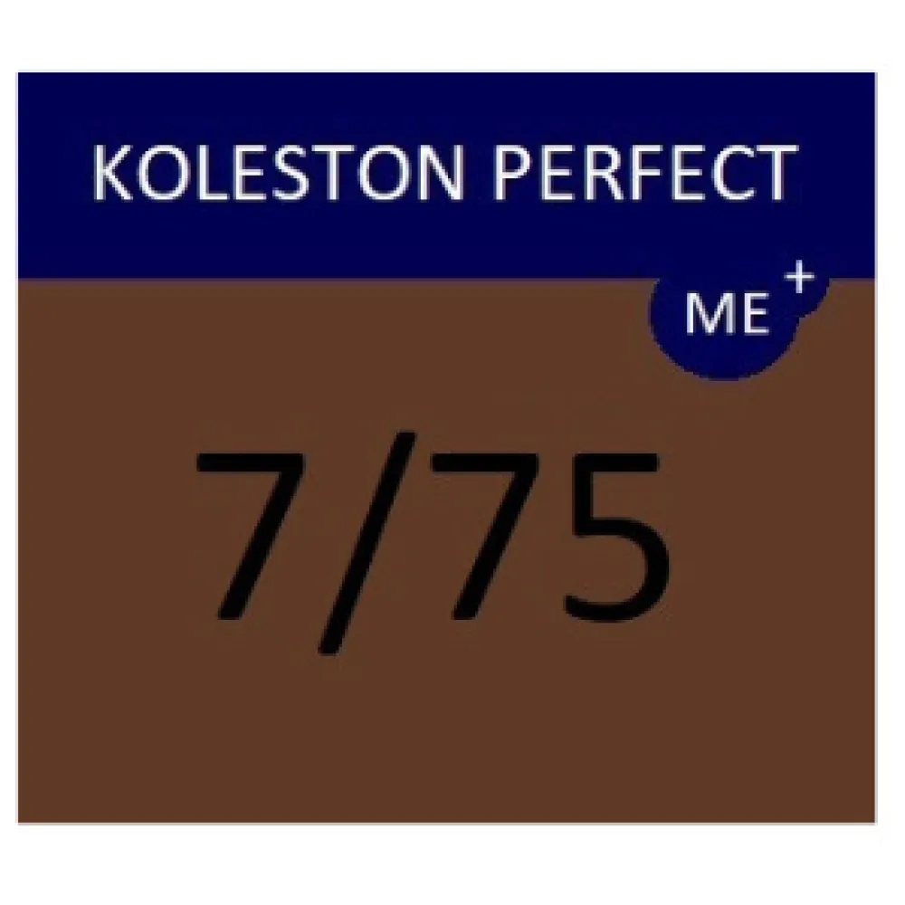WELLA PROFESSIONALS KOLESTON PERFECT ME+ - Краска для волос, 7/75 - СРЕДНИЙ БЛОНД ФИОЛЕТОВО-КРАСНЫЙ КОРИЧНЕВЫЙ