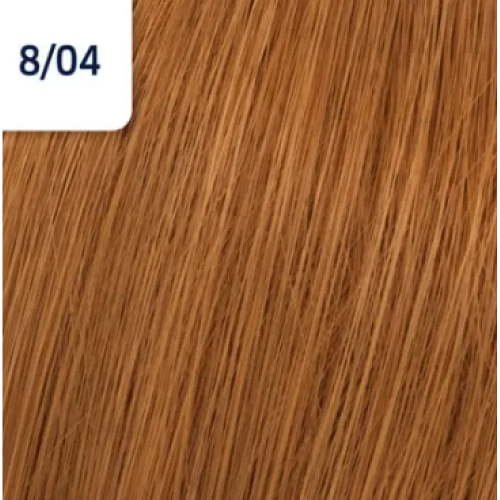 WELLA PROFESSIONALS KOLESTON PERFECT ME+ - Краска для волос, 8/04 - НАТУРАЛЬНЫЙ МЕДНЫЙ СВЕТЛЫЙ БЛОНД