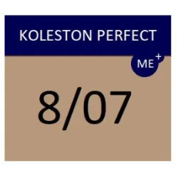 WELLA PROFESSIONALS KOLESTON PERFECT ME+ - Краска для волос, 8/07 - СВЕТЛЫЙ БЛОНД НАТУРАЛЬНЫЙ КОРИЧНЕВЫЙ