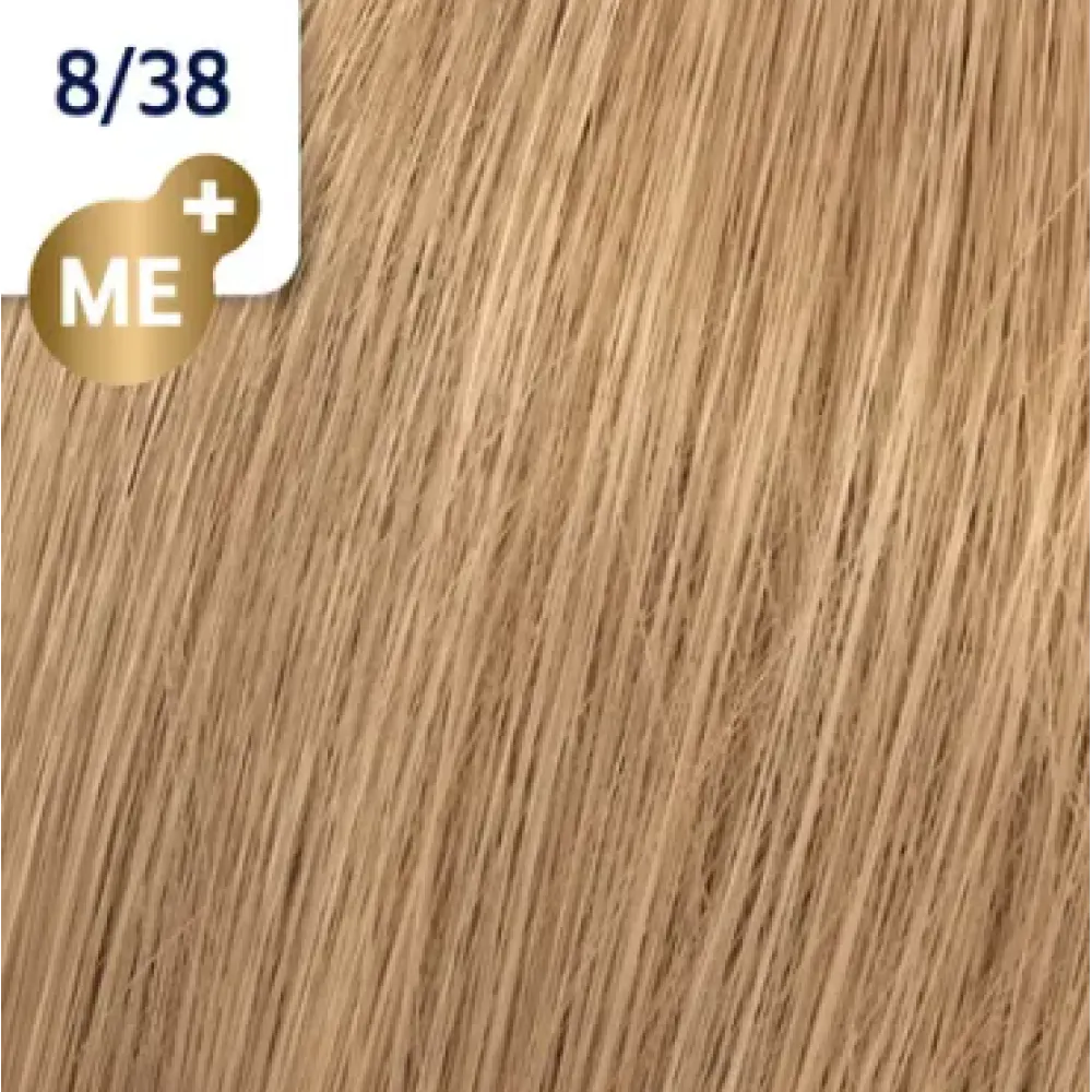 WELLA PROFESSIONALS KOLESTON PERFECT ME+ - Краска для волос, 8/38 - СВЕТЛЫЙ БЛОНД ЗОЛОТИСТО-ЖЕМЧУЖНЫЙ
