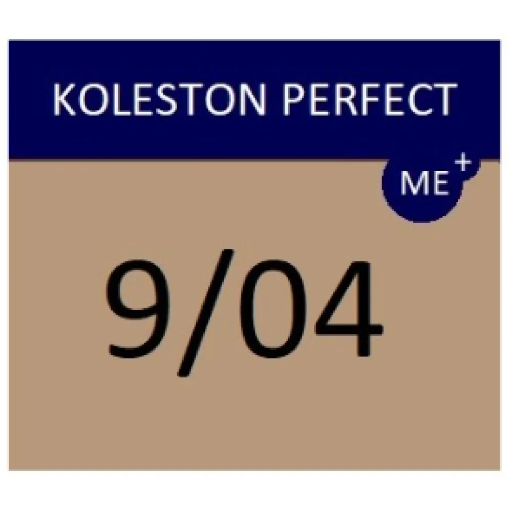 WELLA PROFESSIONALS KOLESTON PERFECT ME+ - Краска для волос, 9/04 - ОЧЕНЬ СВЕТЛЫЙ НАТУРАЛЬНЫЙ МЕДНЫЙ БЛОНД