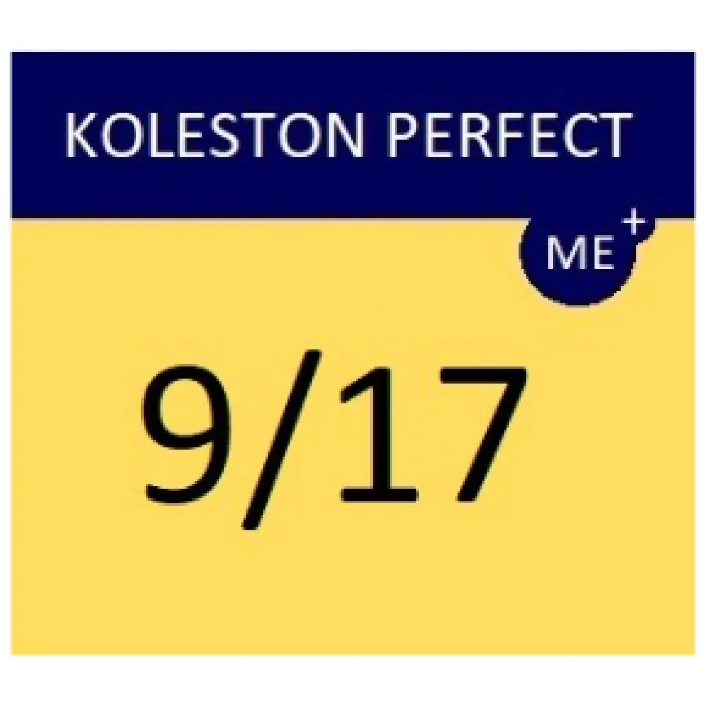 WELLA PROFESSIONALS KOLESTON PERFECT ME+ - Краска для волос, 9/17 - ОЧЕНЬ СВЕТЛЫЙ БЛОНД ПЕПЕЛЬНЫЙ КОРИЧНЕВЫЙ