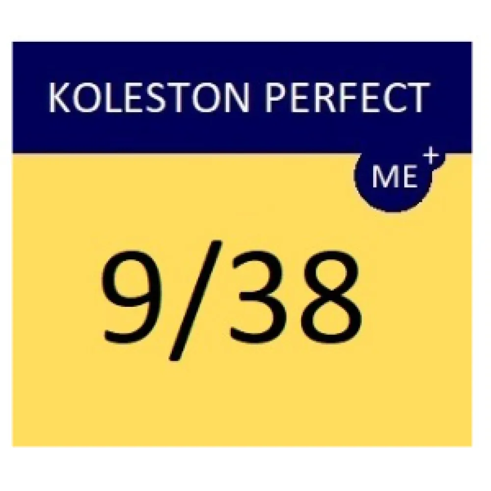 WELLA PROFESSIONALS KOLESTON PERFECT ME+ - Краска для волос, 9/38 - ОЧЕНЬ СВЕТЛЫЙ ЗОЛОТИСТО-ЖЕМЧУЖНЫЙ БЛОНД