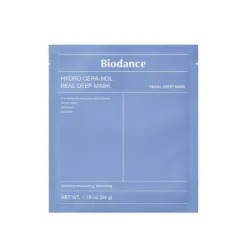 BIODANCE Biodance Hydro Cera-Nol Real Deep Mask - Ночная гидрогелевая маска с церамидами против сухости кожи, 34g