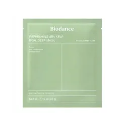 BIODANCE Biodance Refreshing Sea Kelp Real Deep Mask - Успокаивающая гидрогелевая маска с водорослями, 34g.