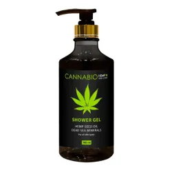 SEA of SPA Moisturizing shower cream CANNABIO with Hemp Oil - Кремовый гель для душа с экстрактом Алоэ Вера и грязью Мёртвого моря, 780ml