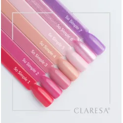 CLARESA So Simple 7 - Стойкий гибридный гель лак для ногтей, 5ml