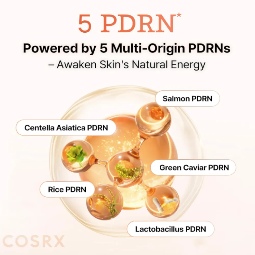 COSRX 5 PDRN Collagen Intense Vitalizing serum - Интенсивная омолаживающая сыворотка для лица с 5 видами PDRN, 100ml