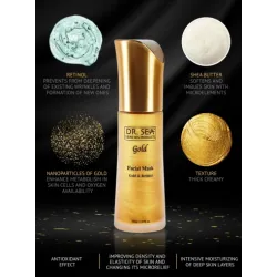 Dr. SEA  Gold and Retinol Face Mask - Маска для лица с золотом и ретинолом, 50ml