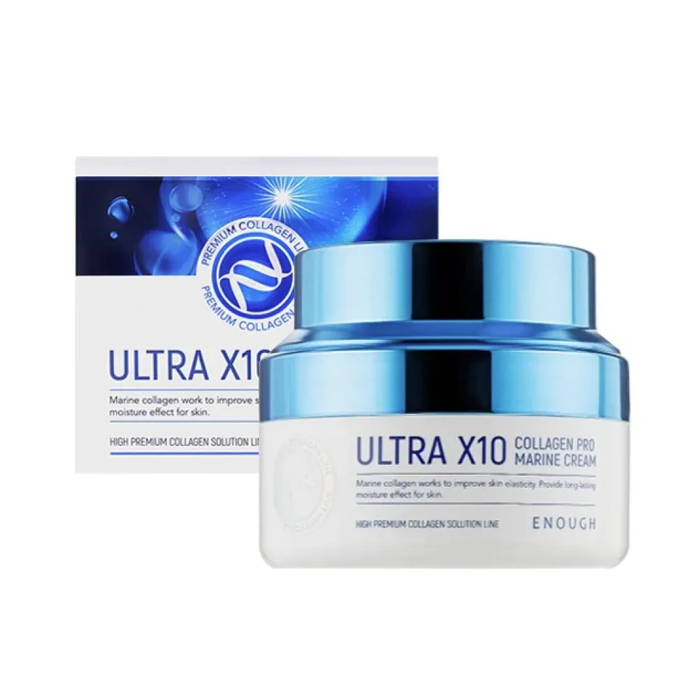 ENOUGH Ultra X10 Collagen Pro Marine Cream - Коллагеновый лифтинг-крем, 50ml (484947)