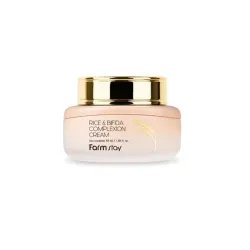 FarmStay Rice&Bifida Complexion Perfect cream - Восстанавливающий крем для лица с бифидобактериями, 55ml