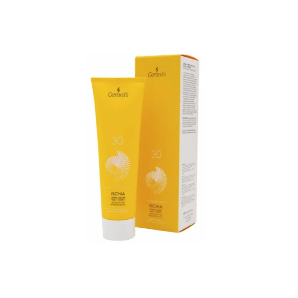 GERARD'S ISCHIA Face-Body sun protect cream - Профессиональный солнцезащитный крем для лица и тела с SPF 30, 150ml (RXXSUN162)