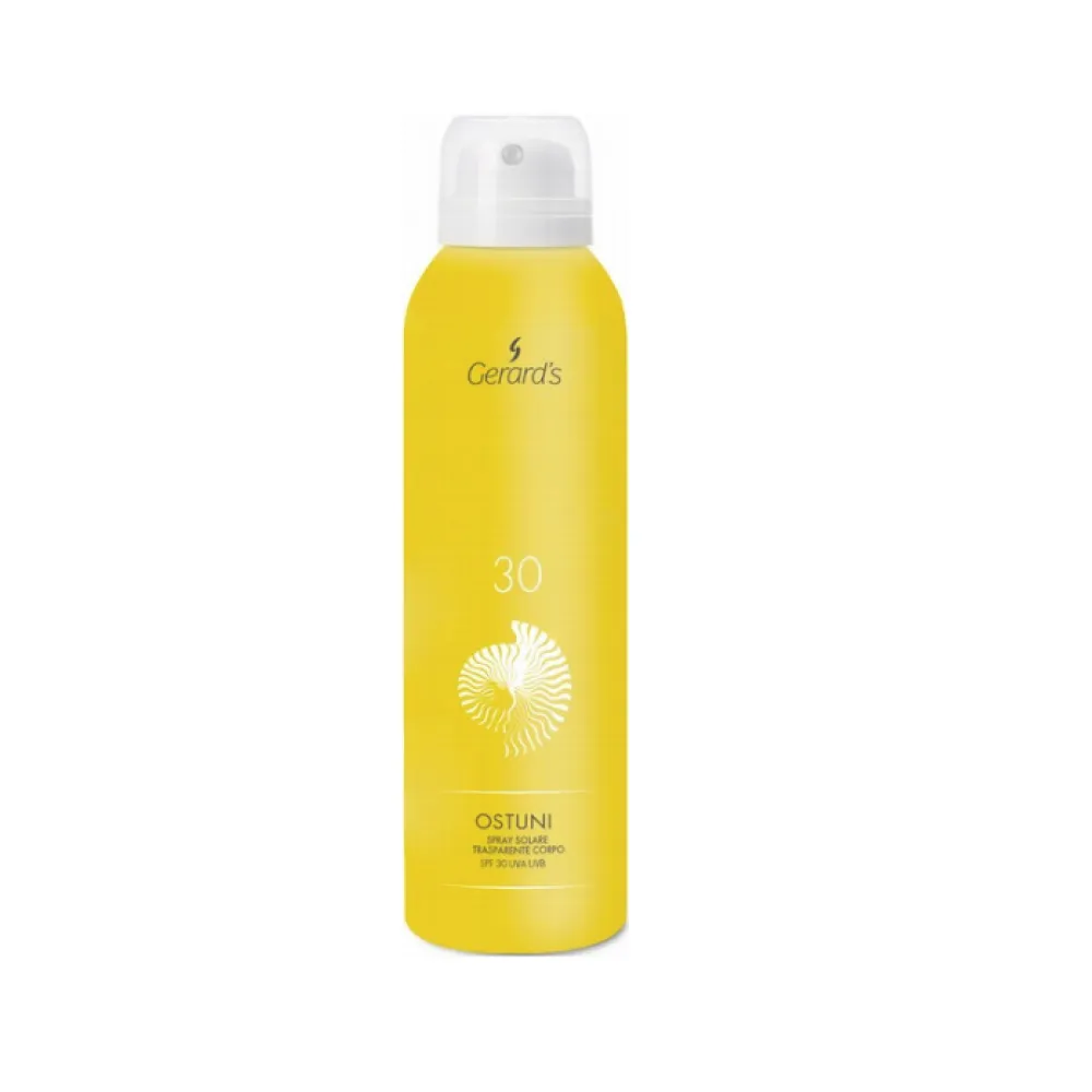 GERARD'S OSTUNI Sun Protective Spray - Прозрачный солнцезащитный спрей для тела SPF30 UVA, UVB, 150мл (RXXSUN303)
