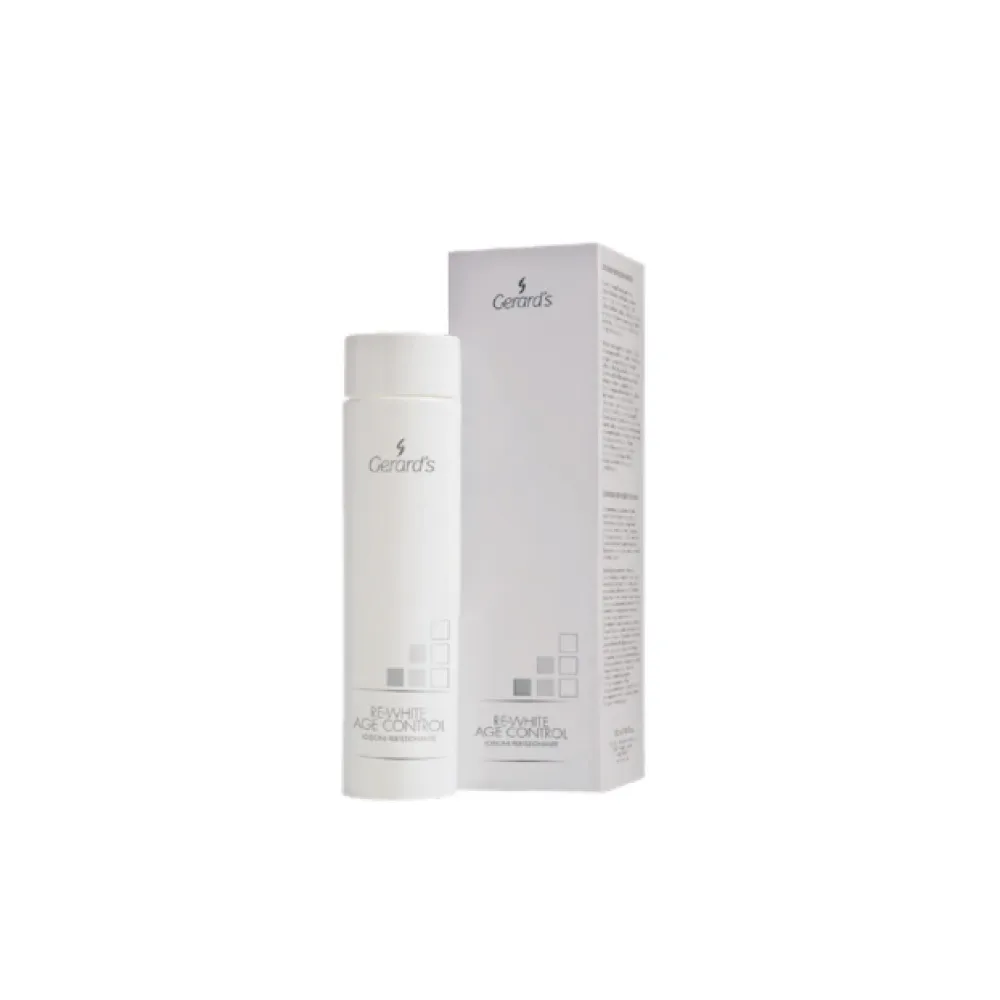 GERARD'S RE-WHITE AGE CONTROL Lotion - Очищающий, матирующий лосьон для лица, балансирующий pH кожи, 200ml (RFAREW305)