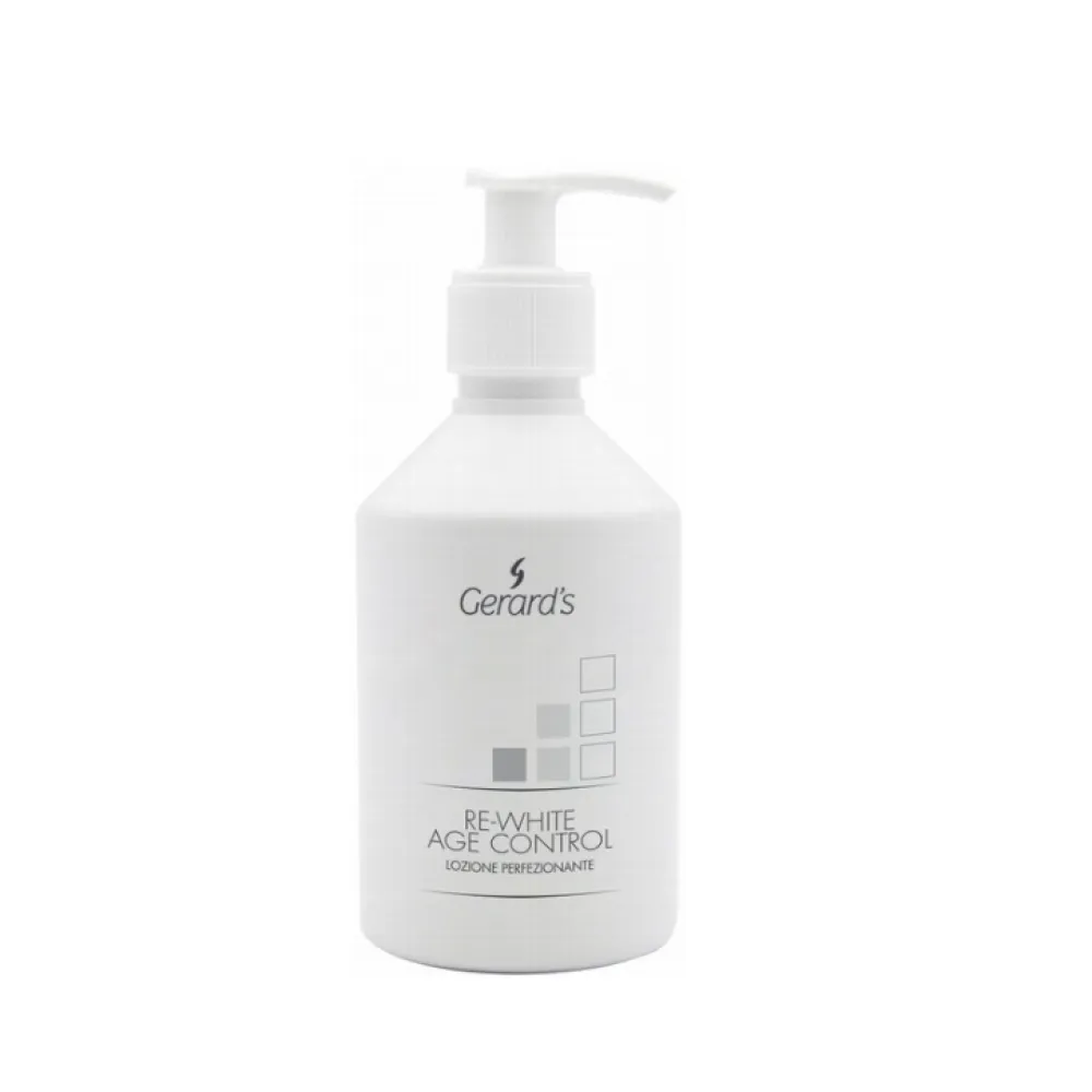 GERARD'S RE-WHITE AGE CONTROL Lotion - Очищающий, матирующий лосьон для лица, балансирующий pH кожи, 300ml (PFAREW578)